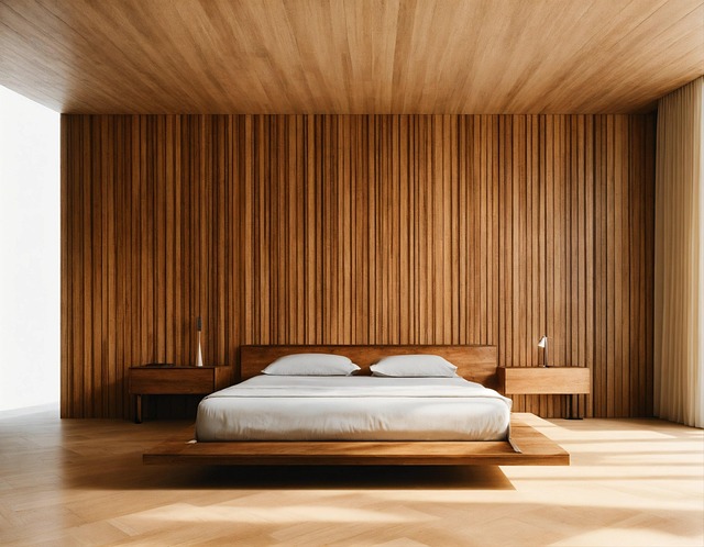 Free ai generated bedroom modern illustration