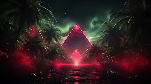 Download free HD stock image of Ai Generated Trees Free ai generated trees pyramid illustration