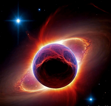 Planet, Raum, Galaxis, Nebel, Universum