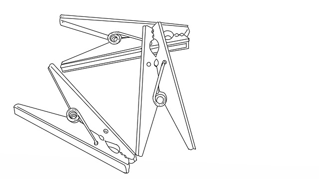 Free clothespins laundry clothesline illustration