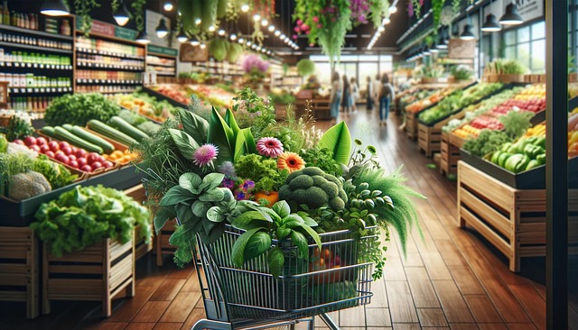 Free Ai Generated Supermarket illustration and picture