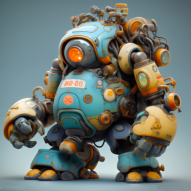 Free ai generated robot android illustration