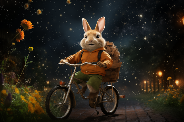 Free Ai Generated Rabbit illustration and picture