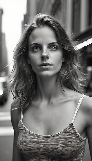 Free woman portrait stunning illustration