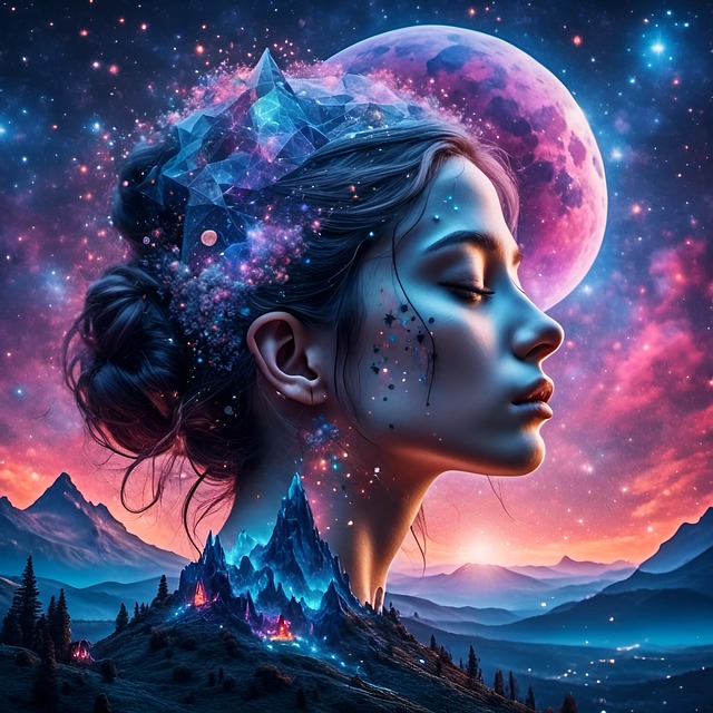 Download free HD stock image of Ai Generated Woman Free ai generated woman stars illustration
