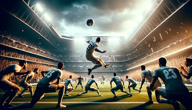 Free ai generated football real madrid illustration