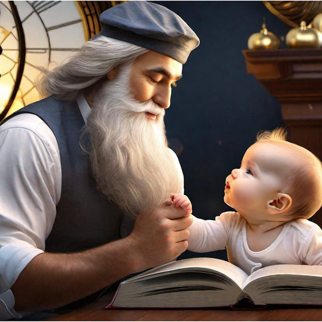Free Father Time illustration and picture