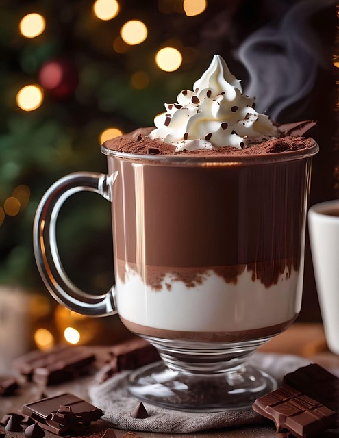 Free ai generated hot chocolate hot cocoa illustration
