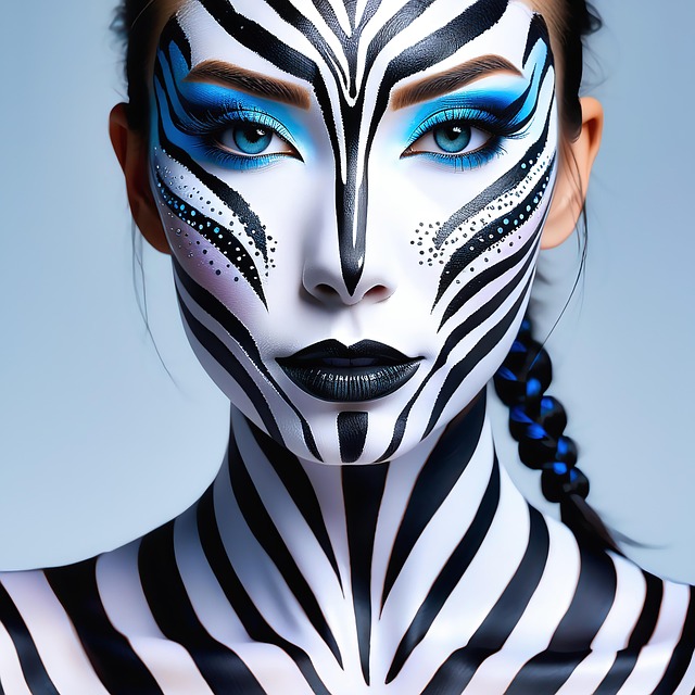 Free portrait face painting illustration