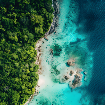Praia, Tropical, A Ilha, Natureza