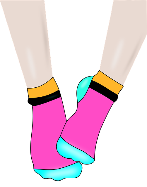 Free Socks Feet vector and picture