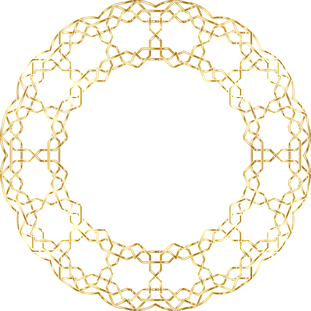 Free frame border celtic knot vector
