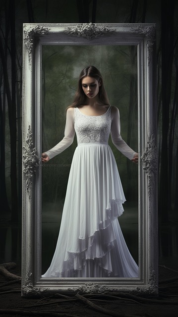 Free ai generated woman dress illustration