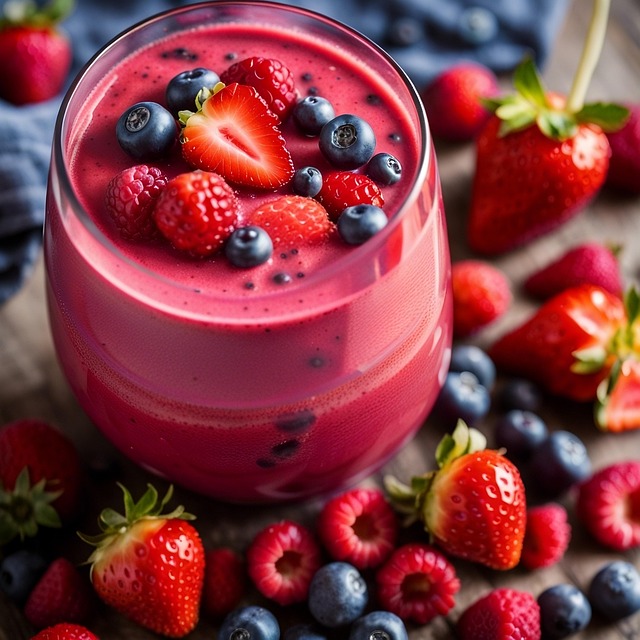 Fruta, Fresa, Comida, Postre, Yogur