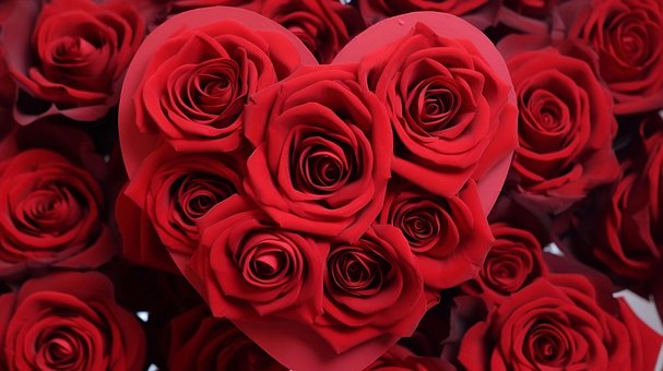 Ramalhete, Vermelho, Amor, Namorados