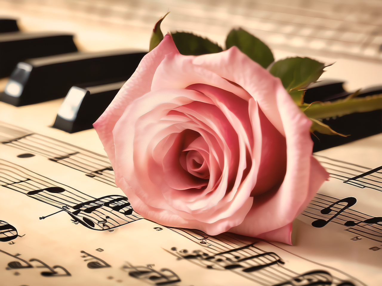 Rose Partition Musique Notes De - Image gratuite sur Pixabay - Pixabay