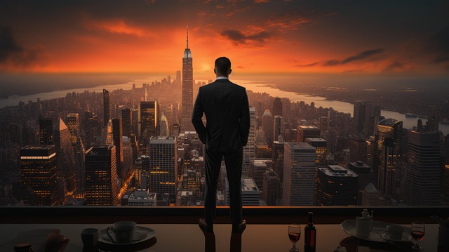 Free business city building illustration