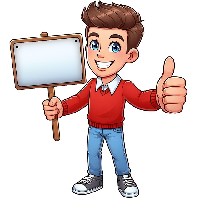 Free cartoon man love illustration