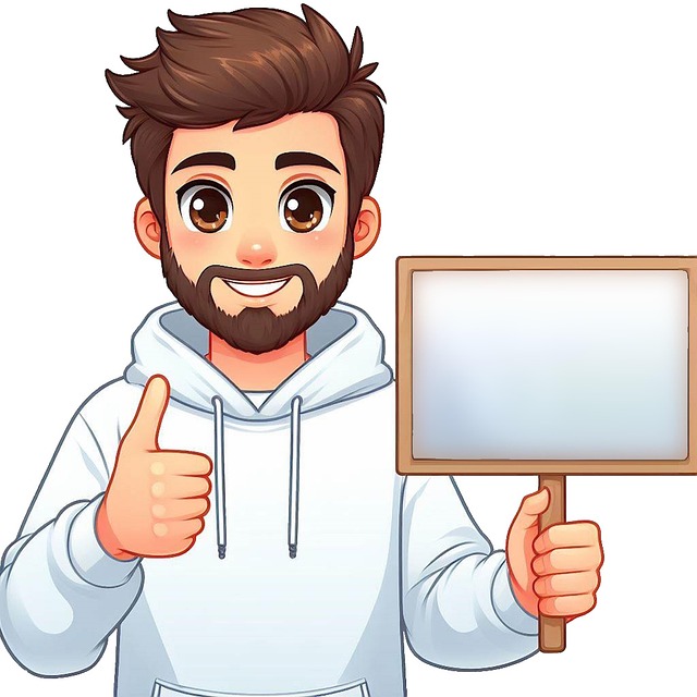 Free cartoon man love illustration