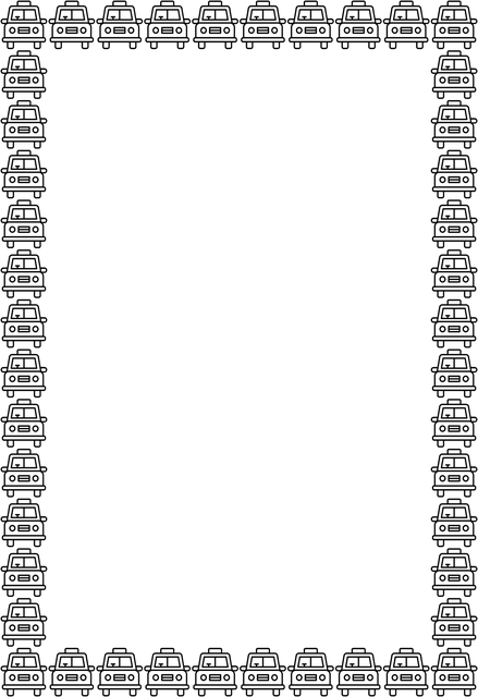 Førerhus, Taxa, Ramme, Rektangulær