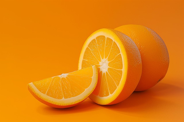Free ai generated orange fruit illustration