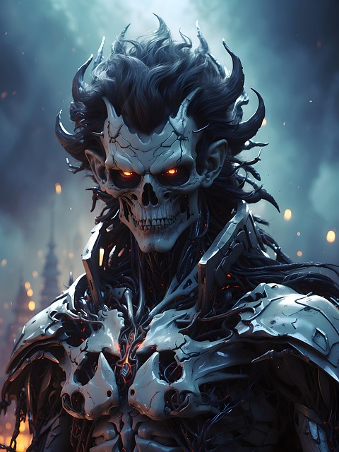 Free ai generated undead monster illustration