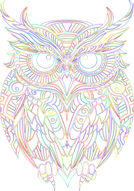 Free owl bird animal illustration