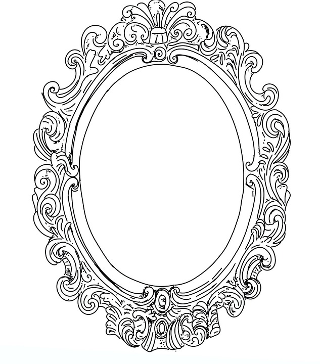 Download Frame Mirror Border RoyaltyFree Stock Illustration Image