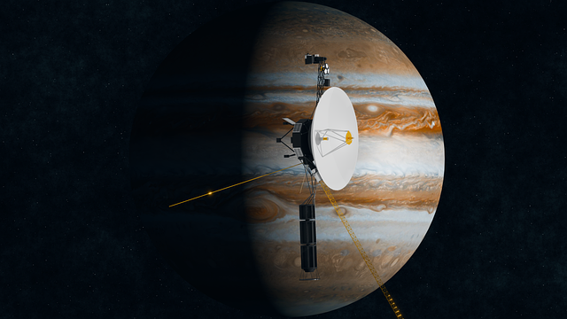 Free voyager probe jupiter illustration