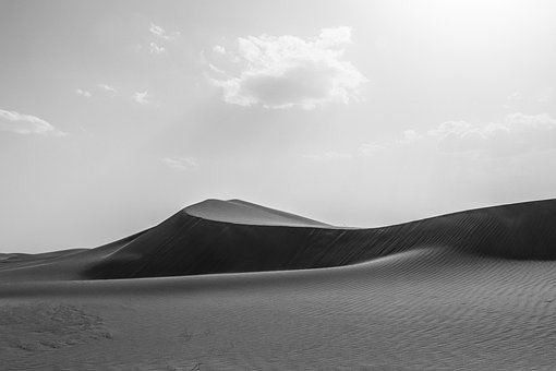 Deserto, Colinas, Areia, Duna