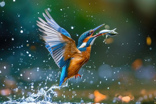 Free Kingfisher Bird illustration and picture