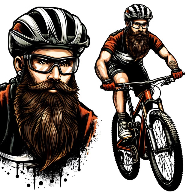 Free cycling bike bicycle illustration