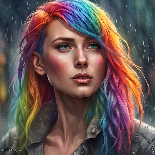 Free ai generated woman beauty illustration