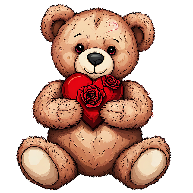 Free ai generated nature teddy illustration