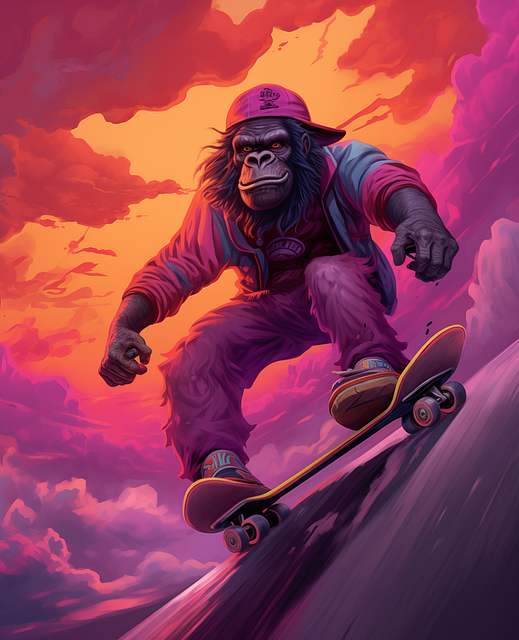Download free HD stock image of Ai Generated Gorilla Free ai generated gorilla nature illustration