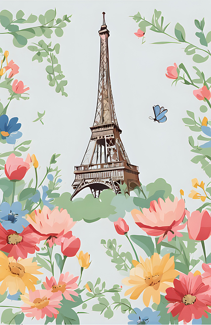 Paříž, Eiffel, Věž, Francie