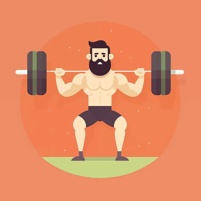 Free ai generated man bodybuilding illustration