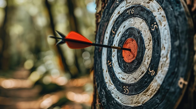 Free target goal arrow illustration