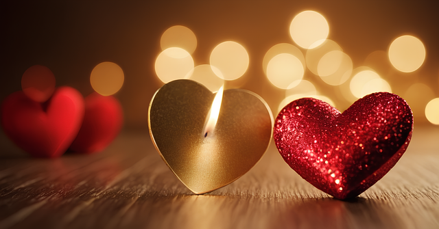 Free ai generated love heart illustration