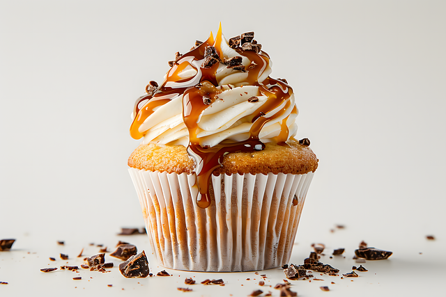 Free cupcake salted caramel caramel illustration