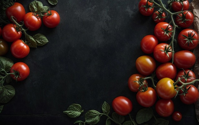 Free ai generated tomatoes cherry tomato illustration