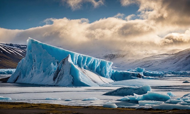 Download free HD stock image of Ai Generated Ice Free ai generated ice glacier illustration