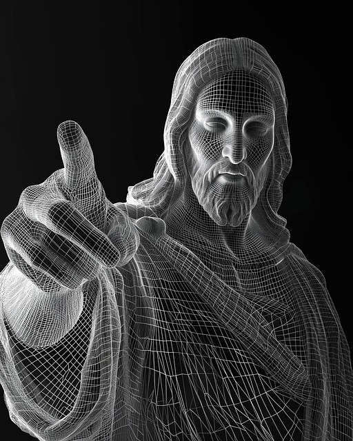 Download free HD stock image of Ai Generated Jesus Free ai generated jesus christ illustration
