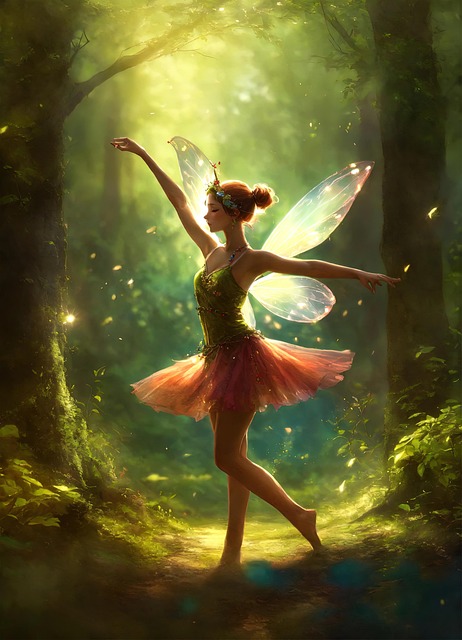 Free ai generated fairy magic illustration