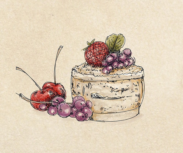 Download free HD stock image of Food Cake Free food cake dessert illustration