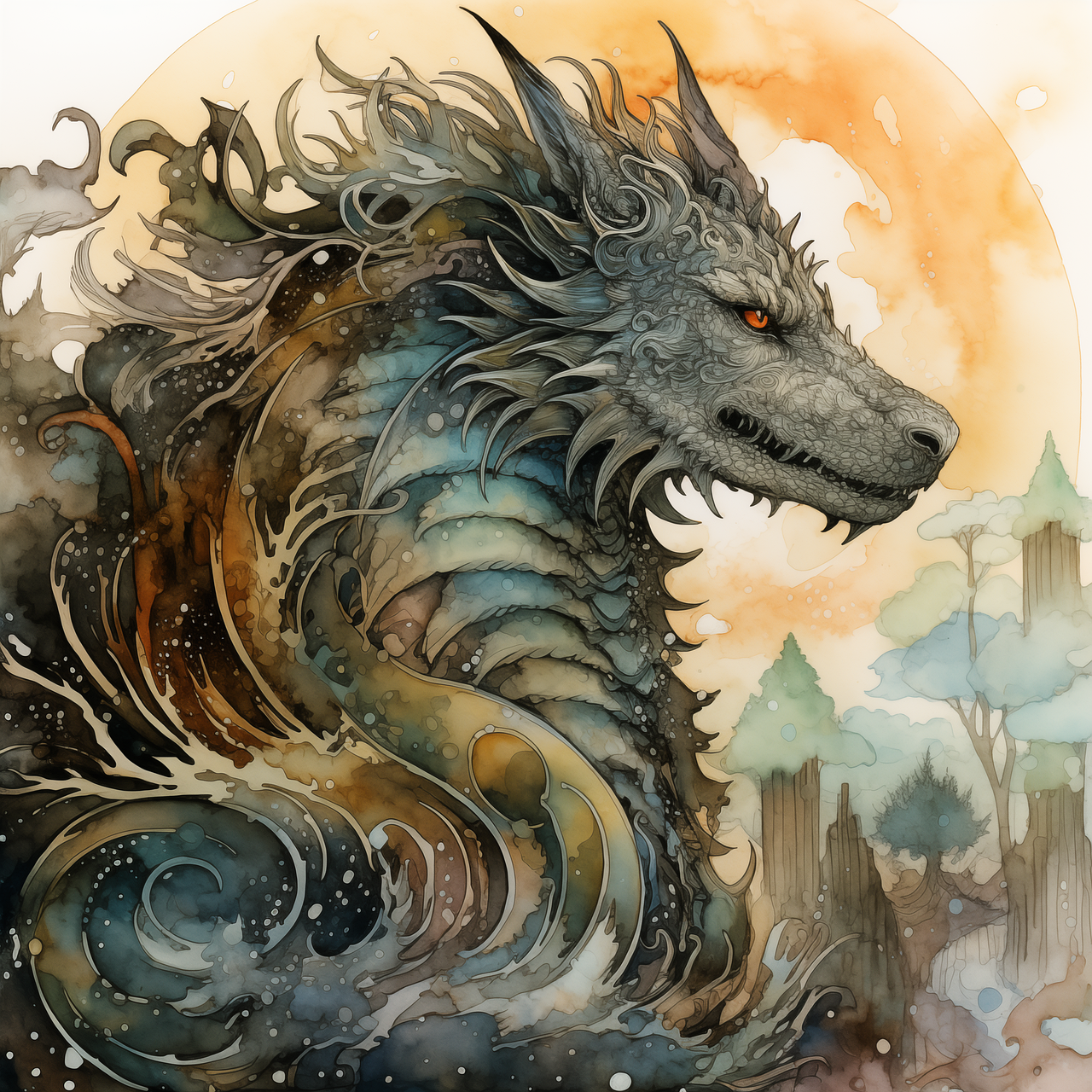 Download Ai Generated, Dragon, Fantasy. Royalty-Free Stock Illustration ...