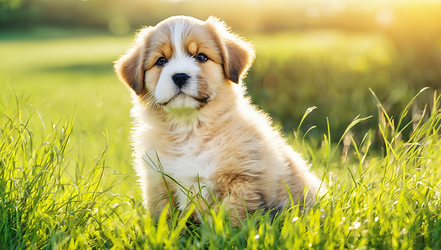 Free Ai Generated Puppy illustration and picture