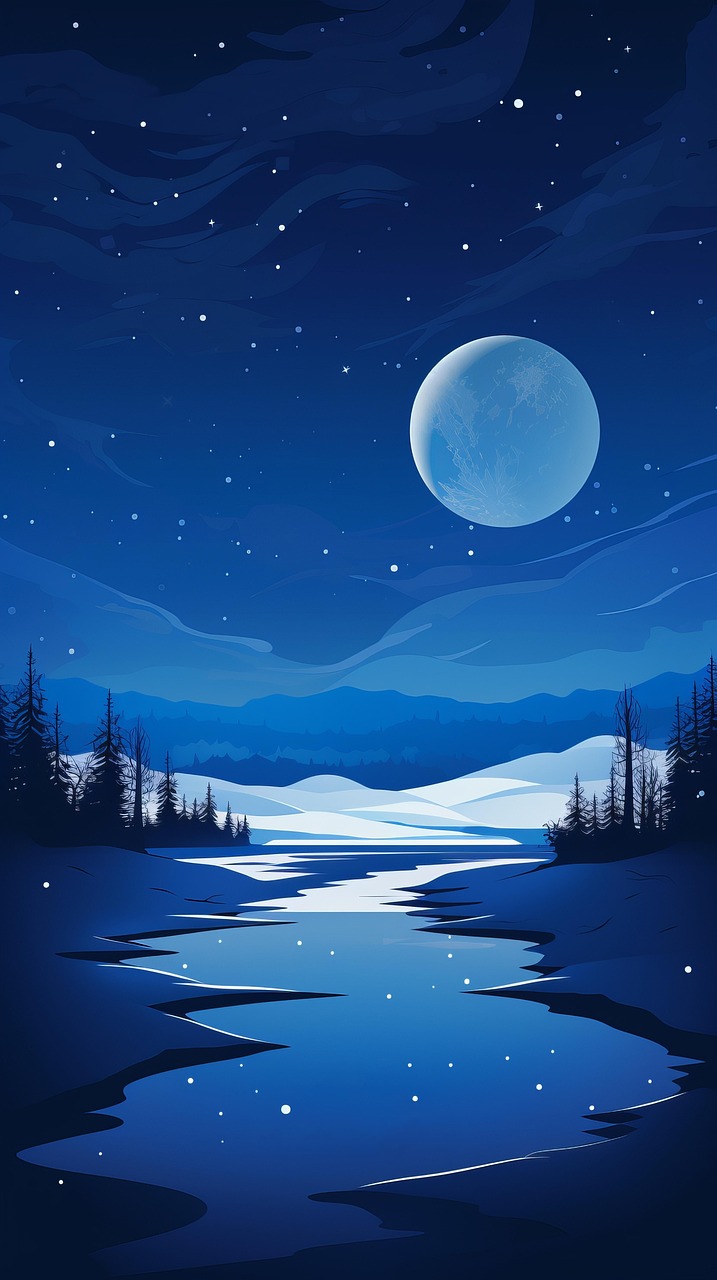 Ai产生的 夜晚 河 - Pixabay上的免费图片