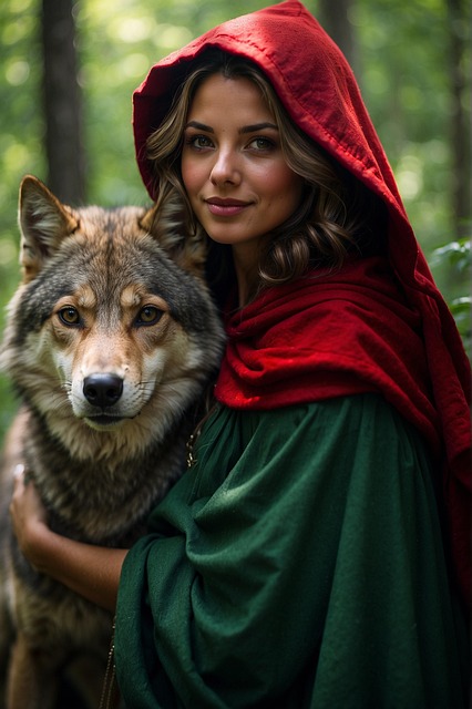 Free Ai Generated Wolf illustration and picture