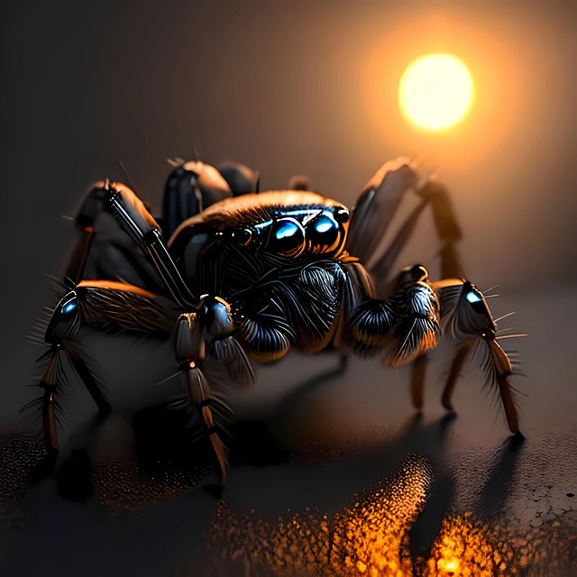 Free ai generated spider insect illustration